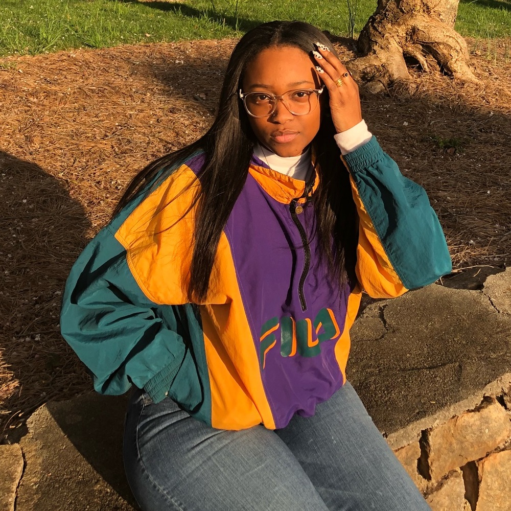 RARE Fila windbreaker
